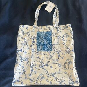 Handmade Floral Tote Bag